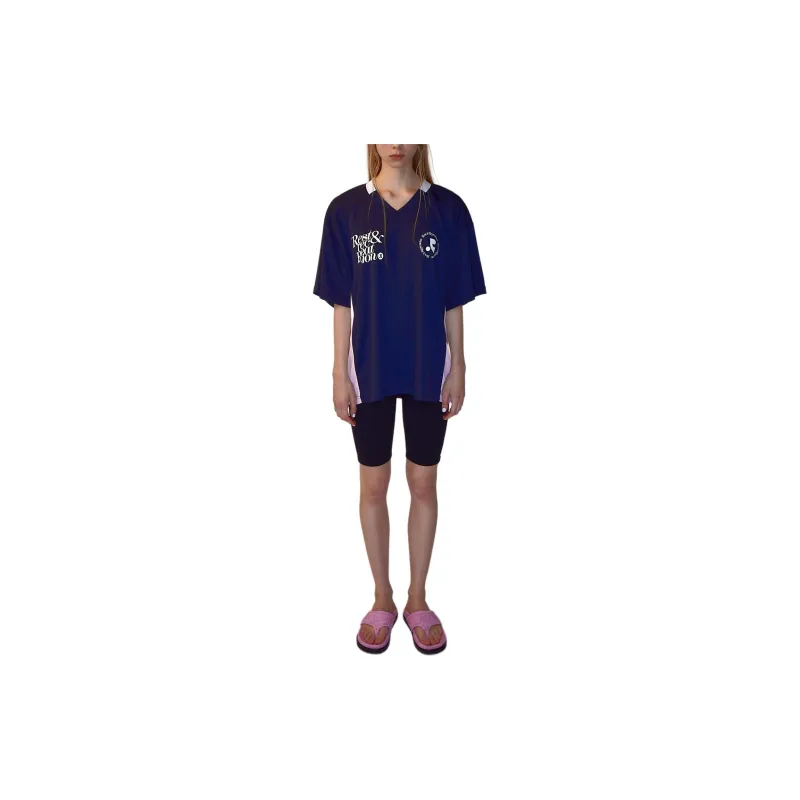 Rest&Recreation T Shirt Women's NAVY/Marine Blue-3