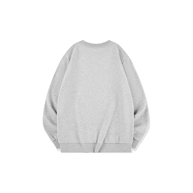 QIAODAN Men's Training Series Sweatshirt Men's Gray Heather Gray-1