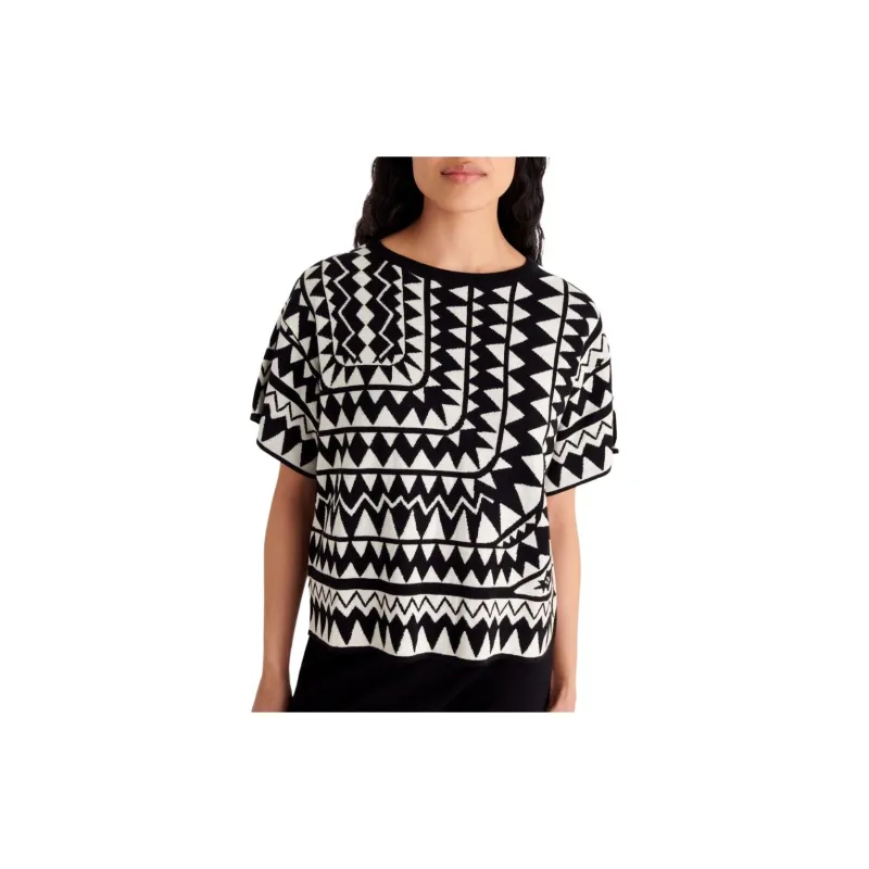 Eres Cheyenne Geometric-jacquard T-shirt-1