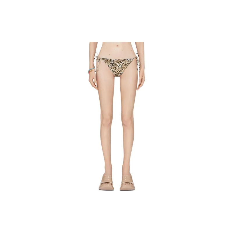Givenchy 4G detail Leopard print Bikini Bottoms-1