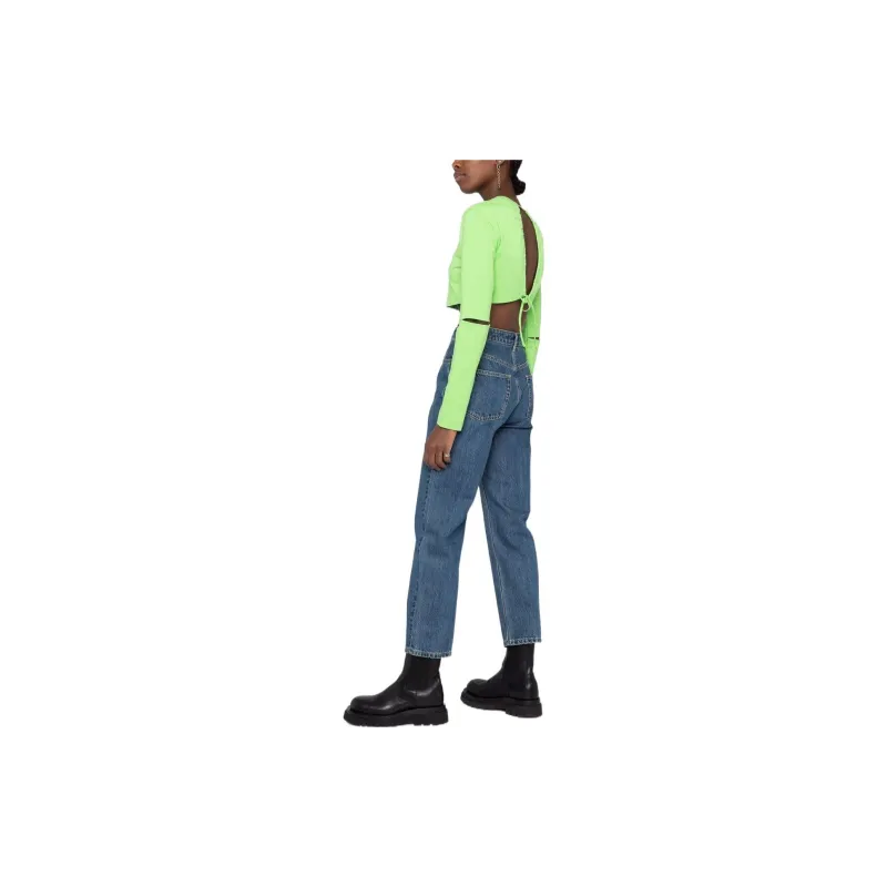 Jacquemus Le T-shirt Piccola Crop Top-3