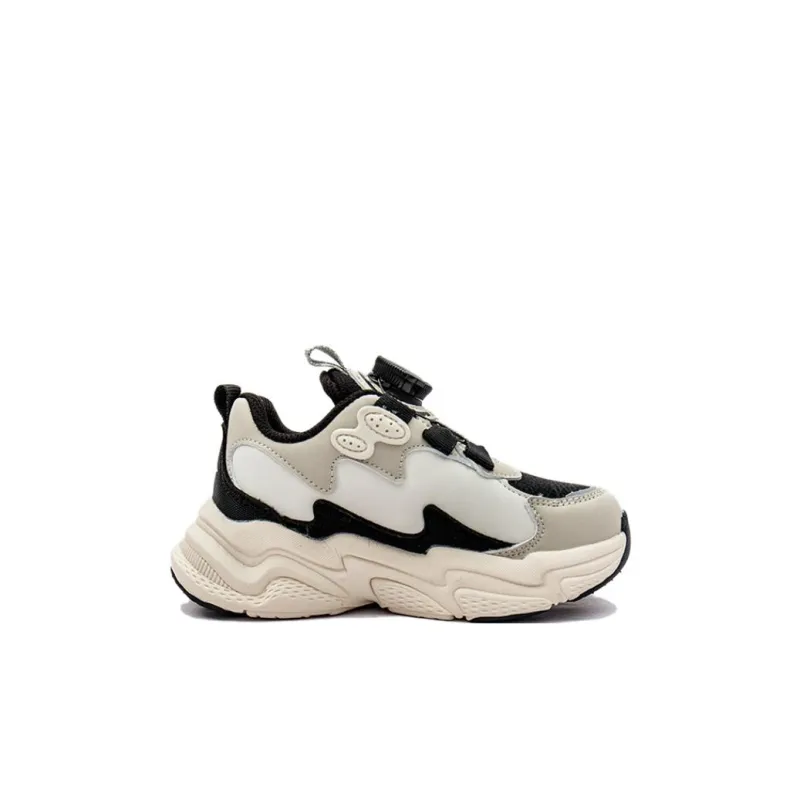 KAPPA KIDS Slip-Resistant Breathable Casual Shoes Beige Black Kids'-1
