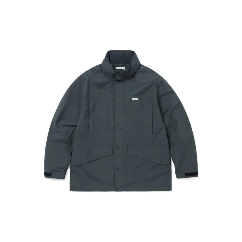 Thisisneverthat FW24 Trench Coats Unisex Dark Gray-1