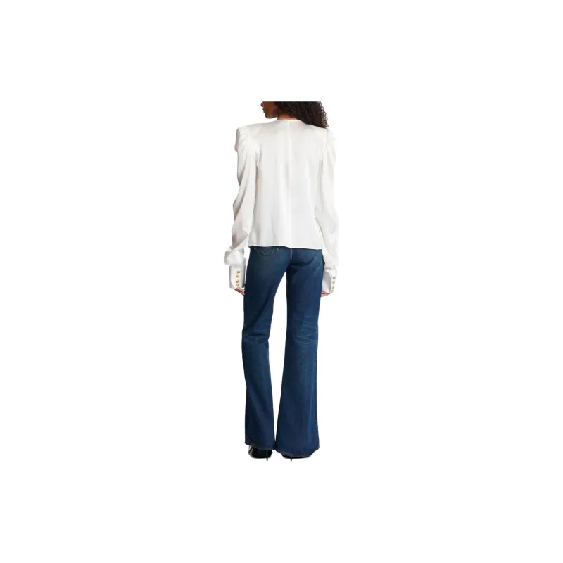 BALMAIN A Large Bow Embellished Top-3
