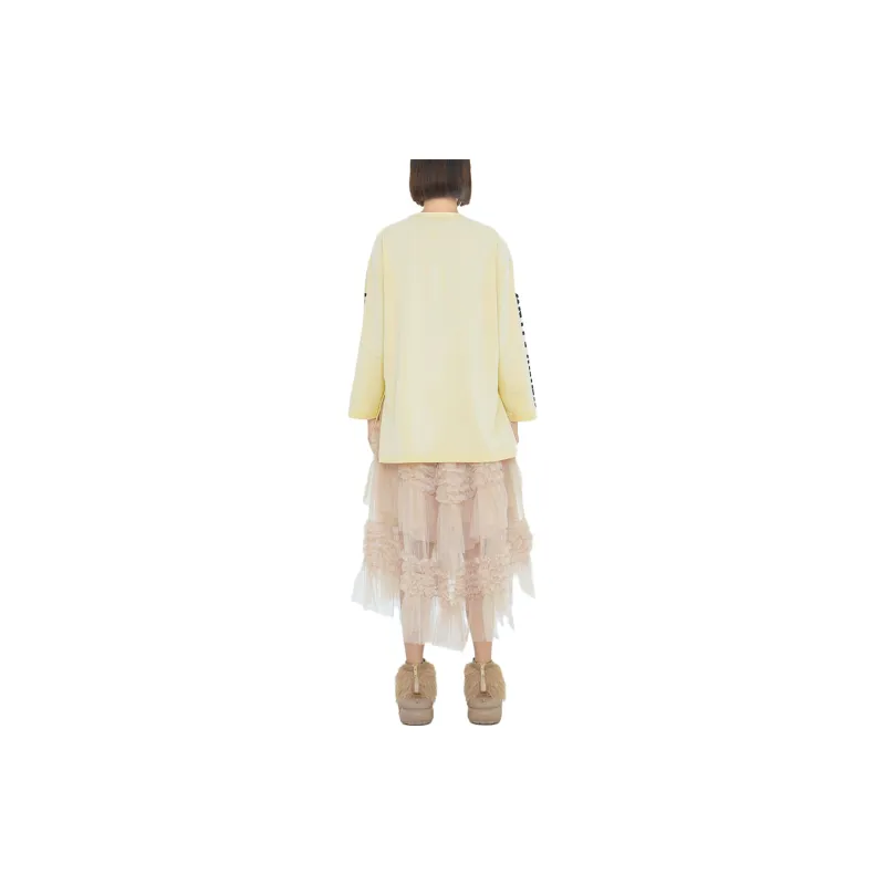 LALABOBO T Shirts Women's Beige-1