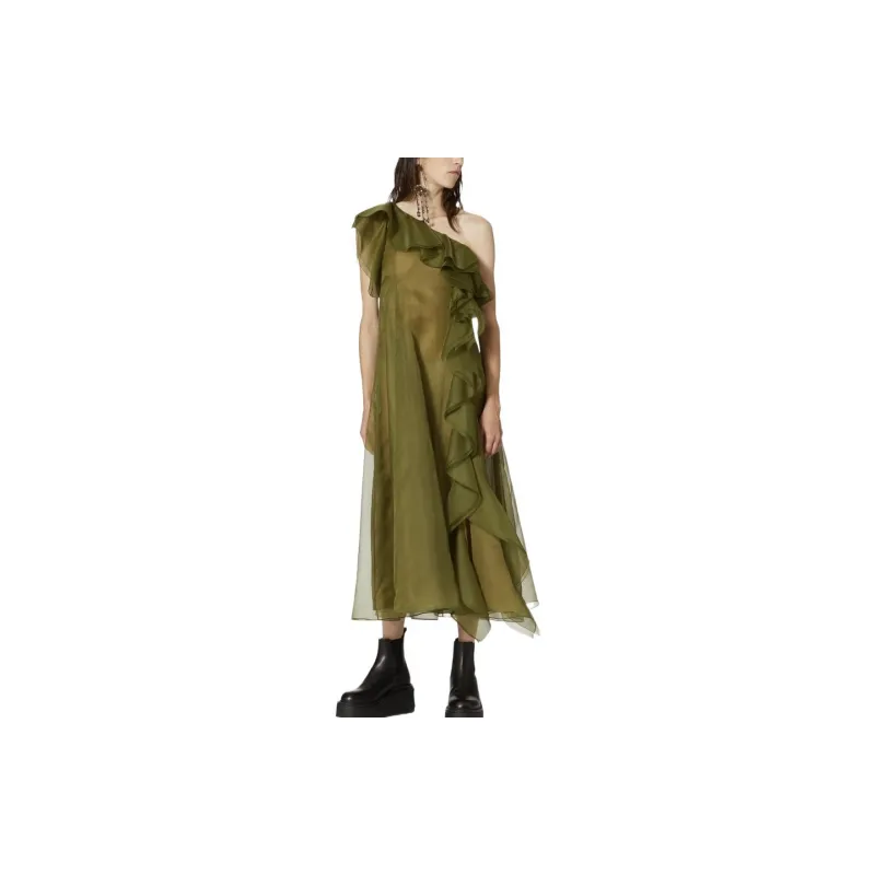 Valentino Sleeveless Dresses Women's Green-1