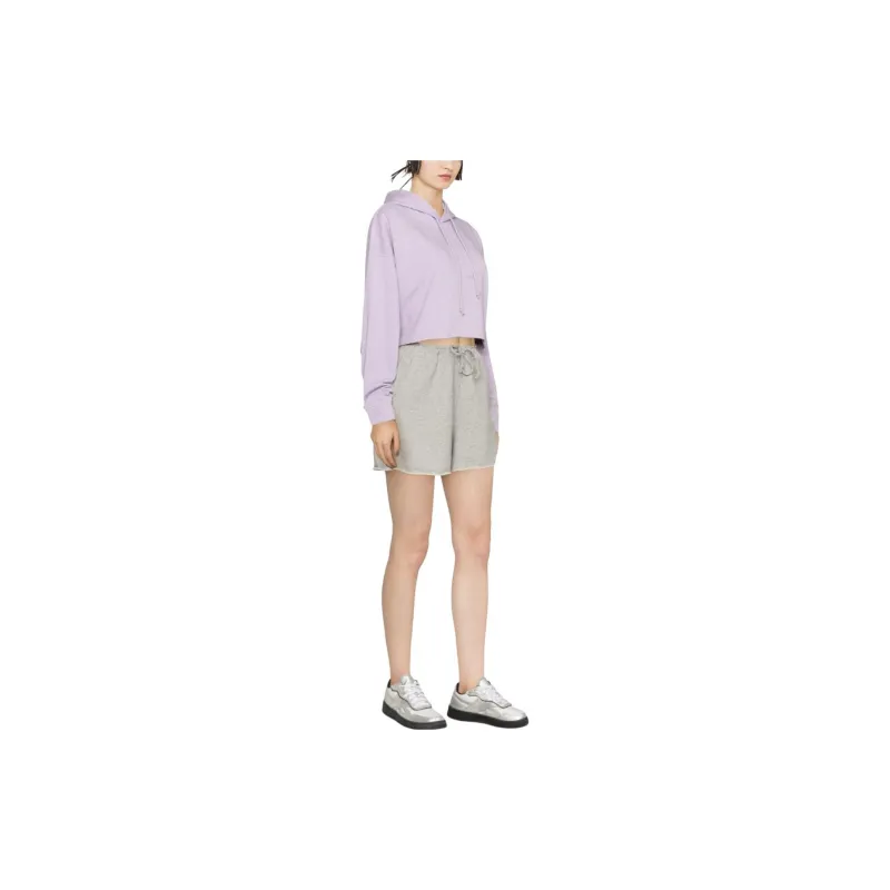 GANNI Logo Embroidered Drawstring Shorts-2