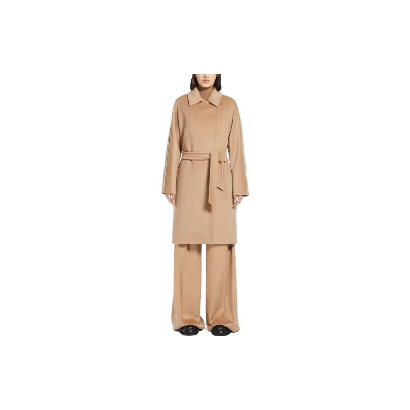 MaxMara Tie waist Virgin Wool Coat-1