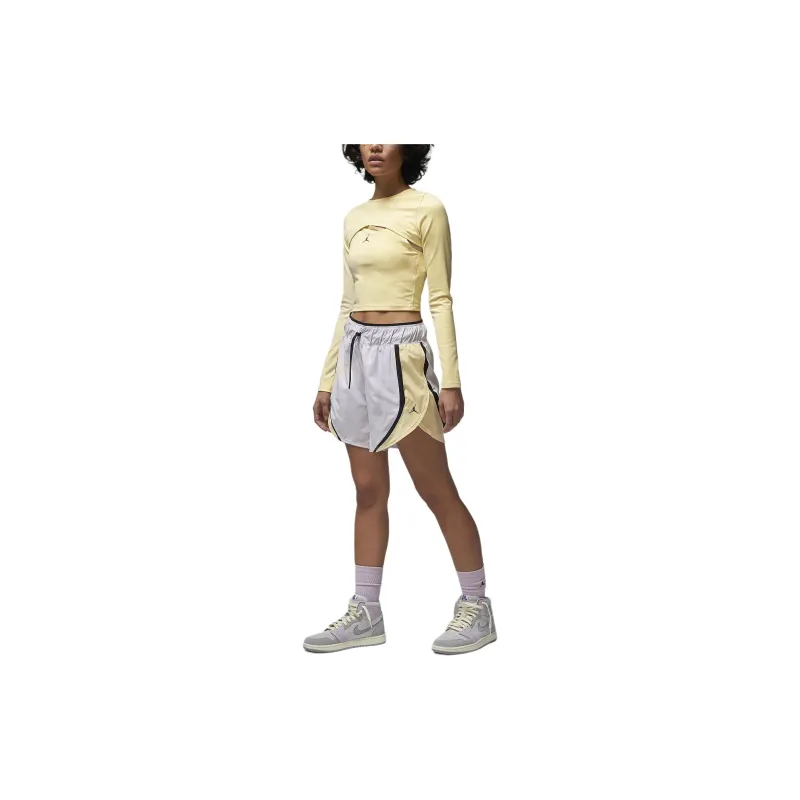 Jordan Sport T Shirt Women's Yellow-1