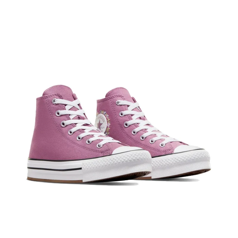 Converse Chuck Taylor All Star Abrasion Resistant High Top Kids Canvas Shoes Pink Teenagers-2