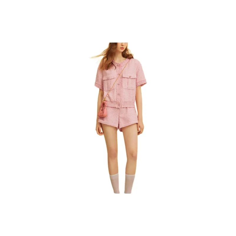 MOISSAC Jackets Coats Women's Pink-1