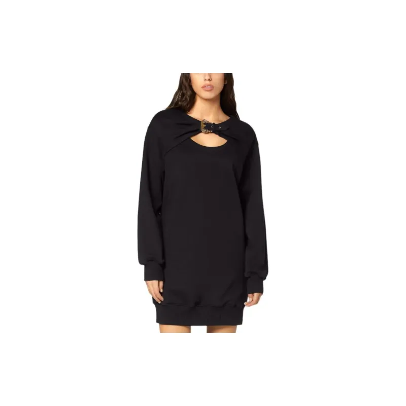 VERSACE JEANS COUTURE Buckled Long Sleeved Dress-2
