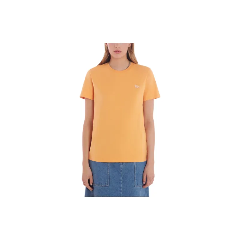 Maison Kitsune T Shirt Women's Orange-3