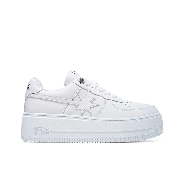 Starwalk Soldier Low Top Skateboard Shoes Unisex White-1
