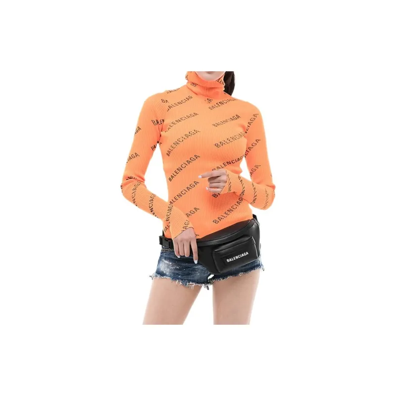 Balenciaga Sweater Regular Women's Orange-11