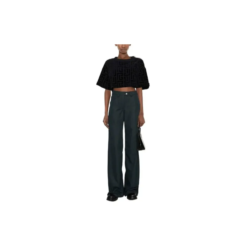 BALMAIN T-Shirts Women's Black-1