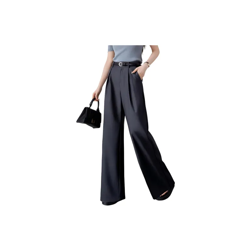 Mo Han Yi Mei Casual Pants Women's Dark Gray-2