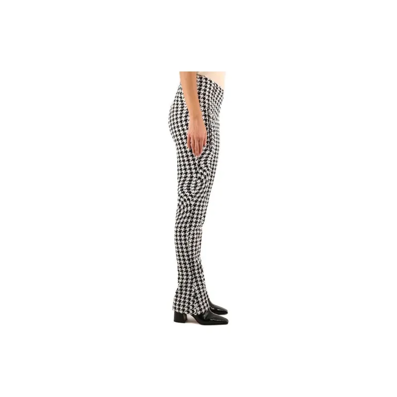 OFF WHITE Psychedelic Houndstooth print Trousers-4