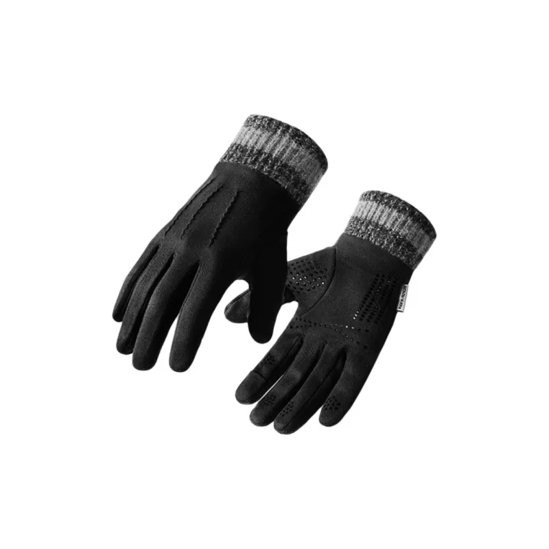 TANLU Riding Equipment Cycling Glove Winter Unisex Suede One Size-0