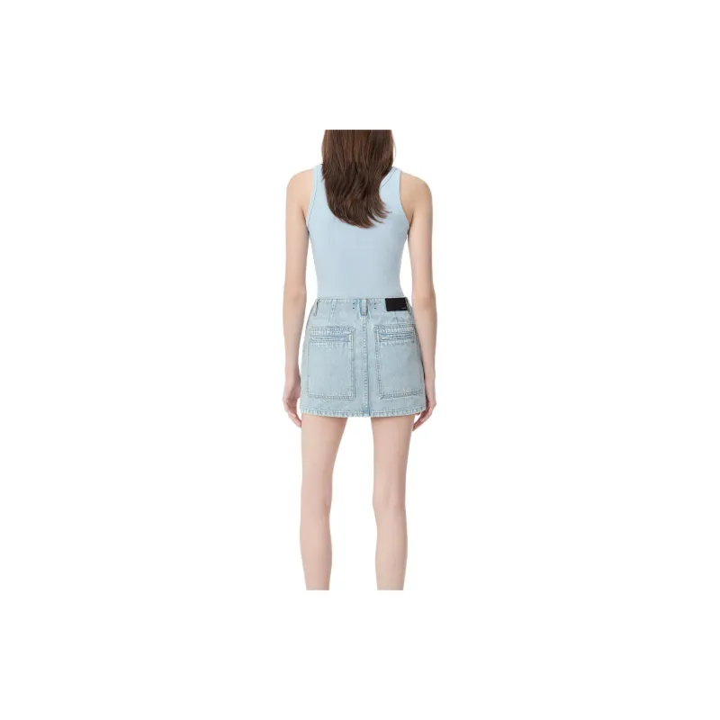 AMIRI Cargo Denim Skirt-2