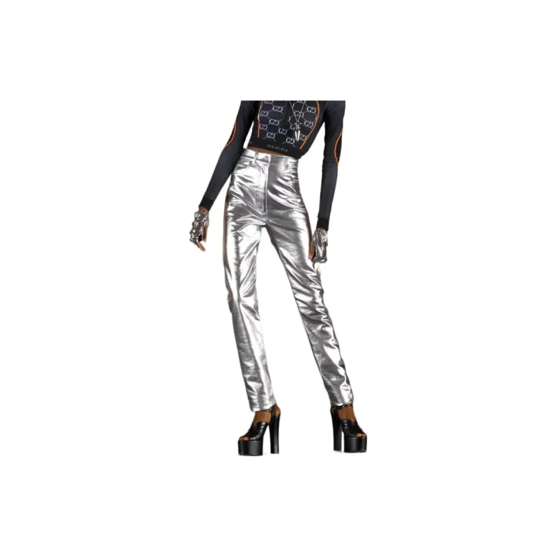 GUCCI Jeans Women's Silver-3