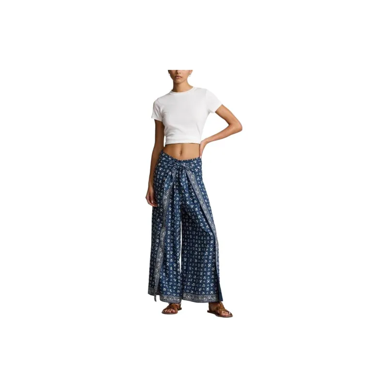Polo Ralph Lauren Floral print Tie waist Trousers-1