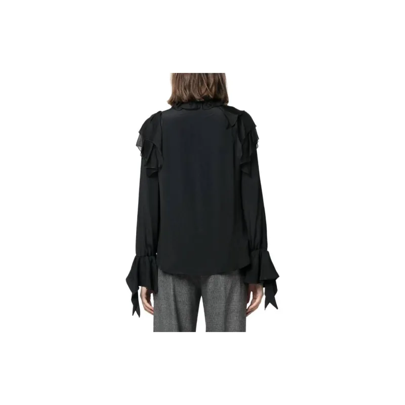 PINKO Ruffled Detailed Blouse-1