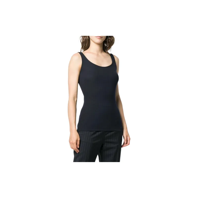 VINCE Ribbed Sleeveless Tank Top-1