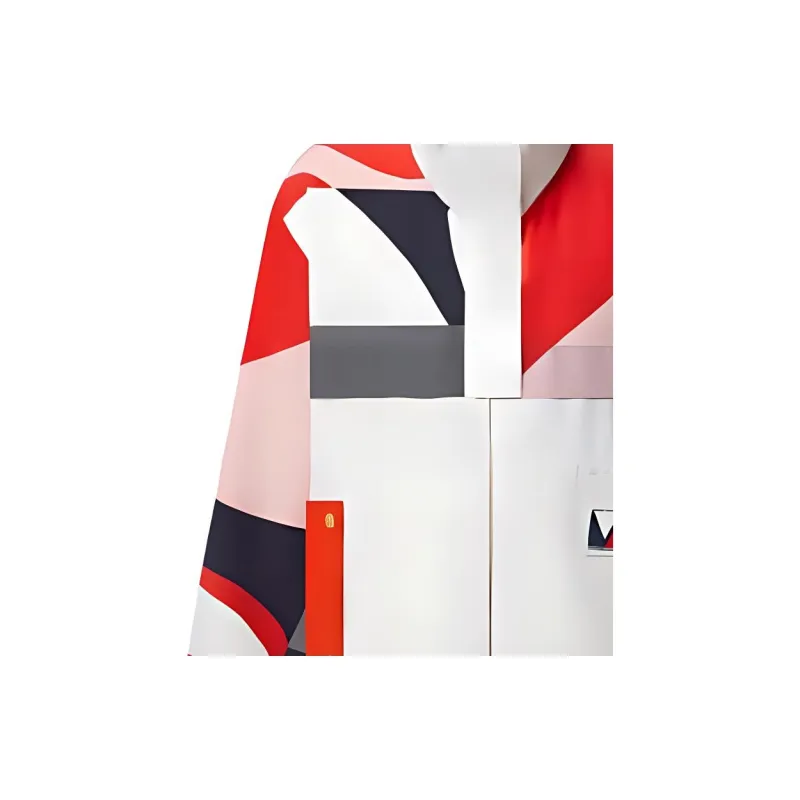 LOUIS VUITTON Lv X Ac Geometric Print Parka-5