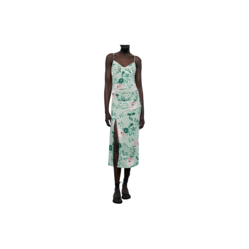 ZARA Slip Dress Women's Multicolor-2