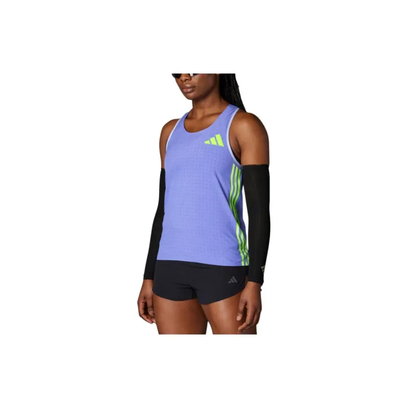 Adidas Adizero RUNNING TANK TOP Sport Vests Women's Blue-3