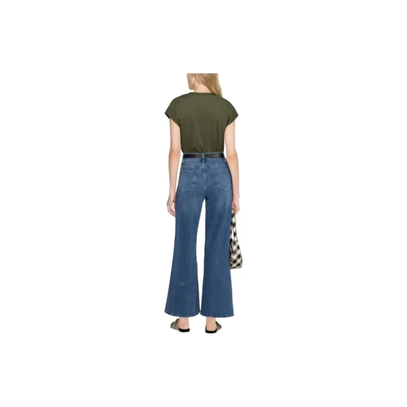 FRAME Le Palazzo Crop Wide leg Jeans-2