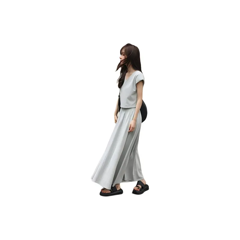 Mt Skirt Set Women's Heather Gray-3