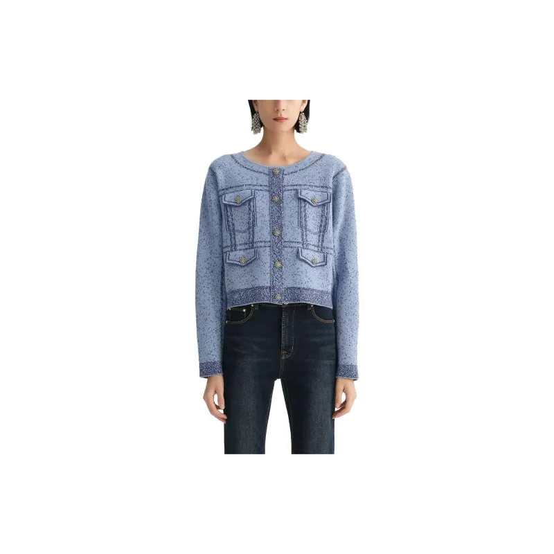 KARL LAGERFELD / Karl Lagerfeld Jeans Knitwear Women's Blue-1