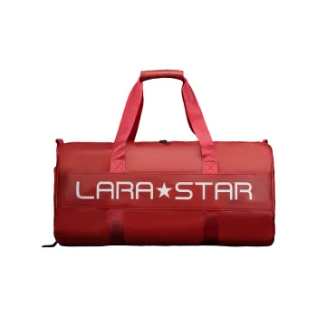 LARA STAR Pu Travel Bag Large Size Unisex Red