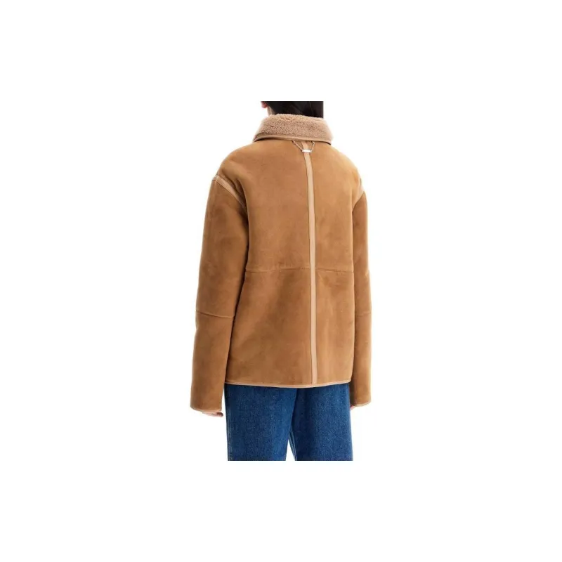 Saks Potts Ada Charm-detail Suede Jacket-2