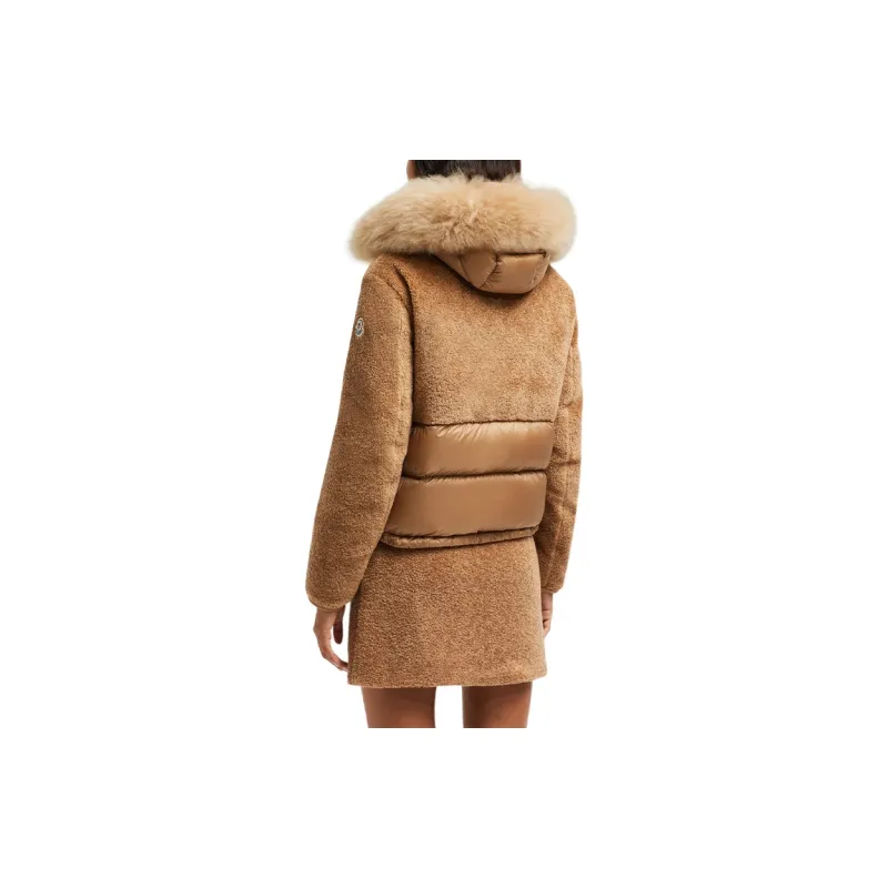 Moncler FW24 Down Jacket Women's Light Brown-2