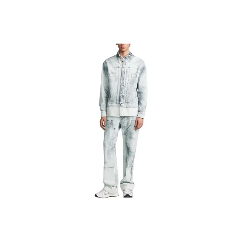 DIOR Shirts Men Blue-2