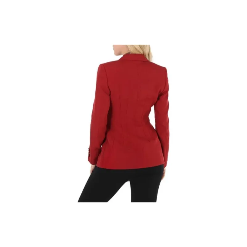 Burberry Jackets Women's Deep Rouge Red-2