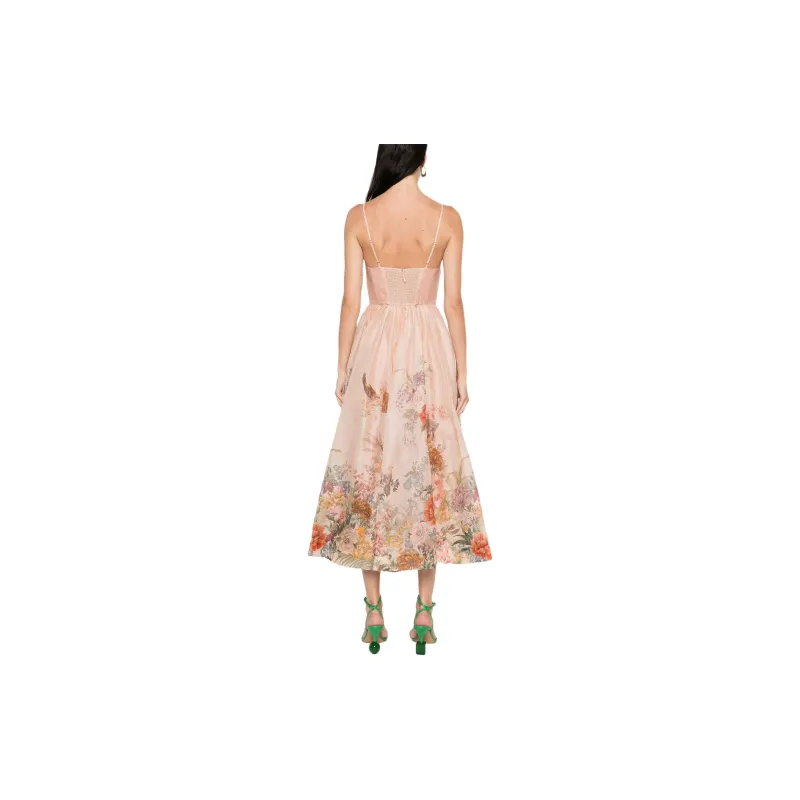 Zimmermann Pavilion V Neck Midi Dress-2