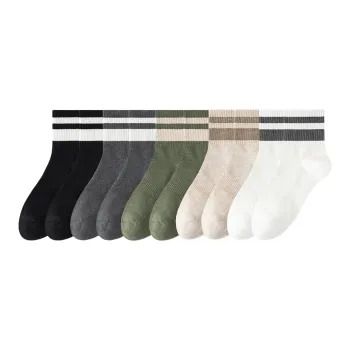 Lan Miao Mid Calf Socks Men's 10 Pack