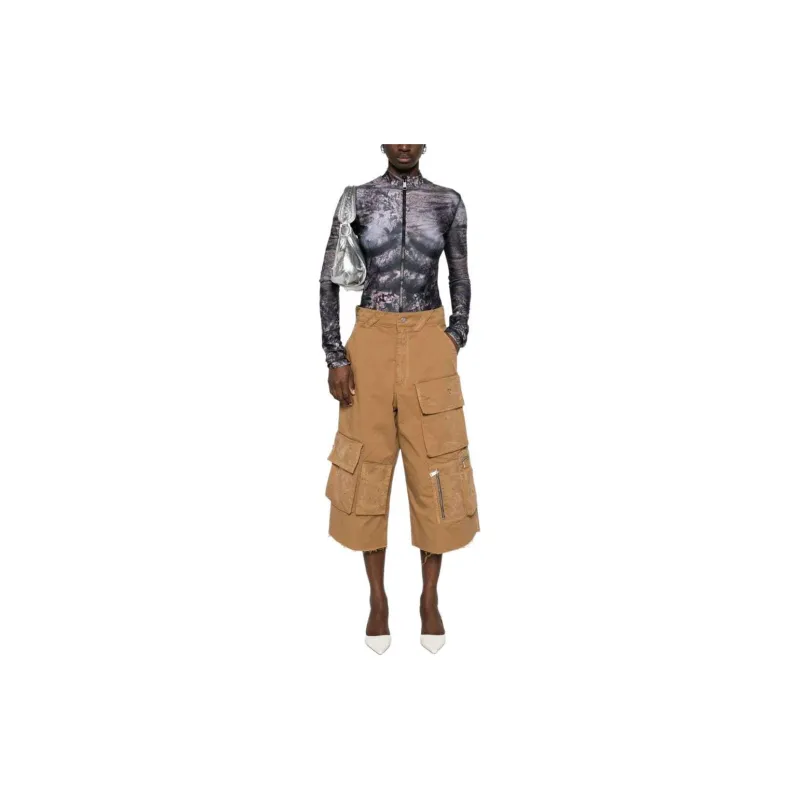 NATASHA ZINKO Casual Pants Women's Beige-1