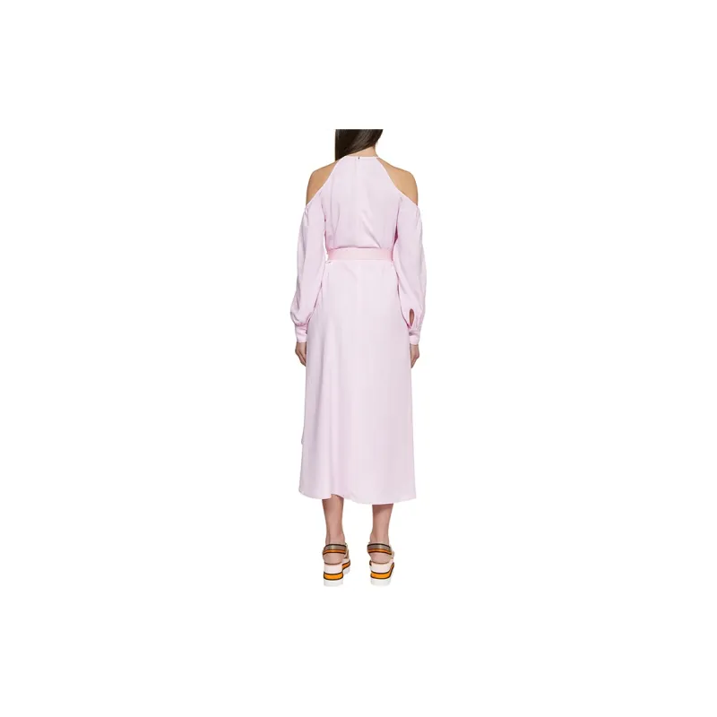 Stella McCartney Cut-Out Belted Midi Dress-1