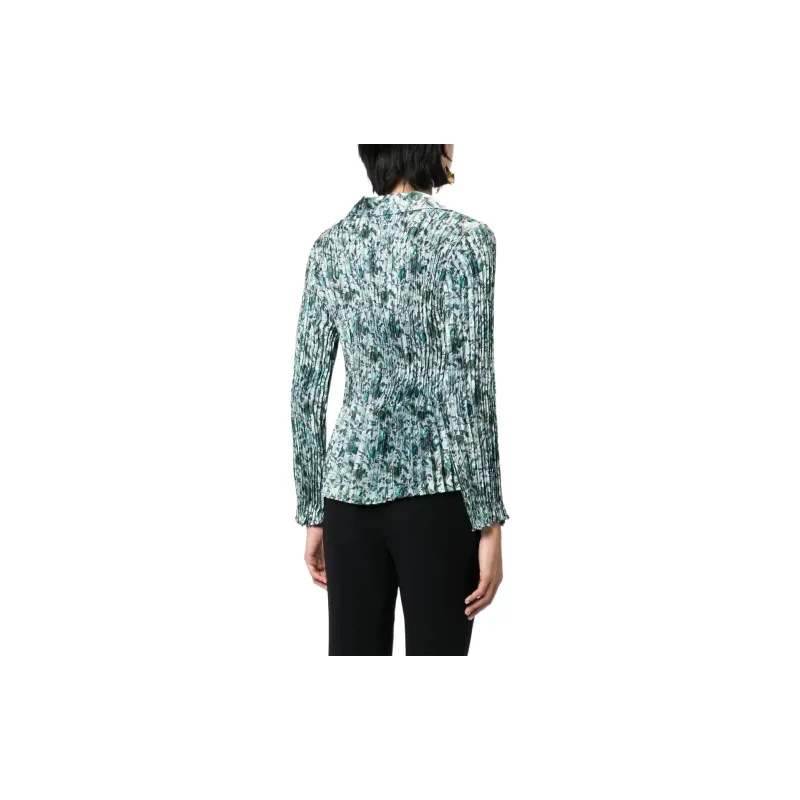 VINCE Berry Blooms Pleated Shirt-1