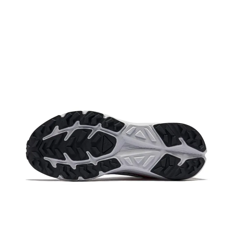 Erke Vertical And Horizontal Series Low Top Running Shoes Men's Mist Gray Jet Black-4