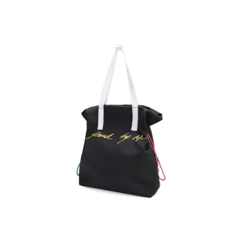 VAOPER Wild Child Movie Official Collaboration Polyester One Shoulder Shoulder Bag Handbag Tote Large Size Unisex Black