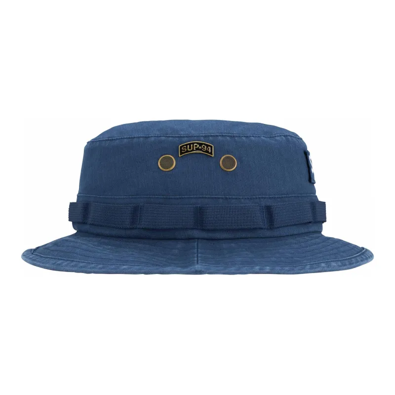 Supreme Cotton Bucket Hats Unisex Blue-1