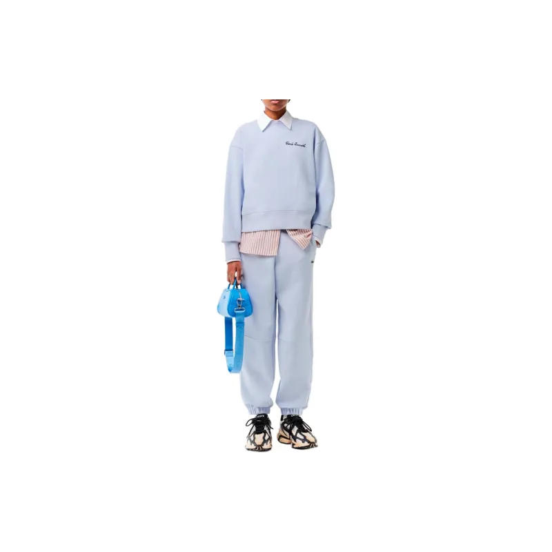 LACOSTE Casual Pants Women's Blue-2