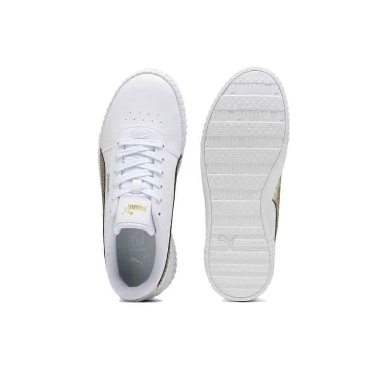 PUMA Carina 2.0 Cushioning, Wear Resistant Low Top Skateboard Shoes Women's White-3