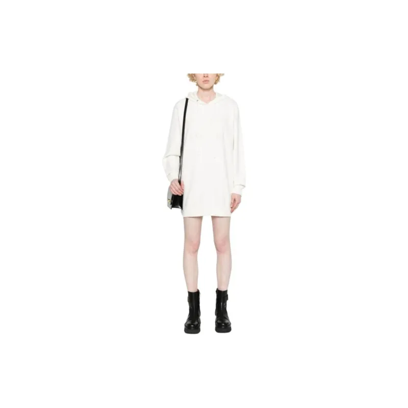 Elisabetta Franchi Logo Embroidered Sweatshirt Dress-1